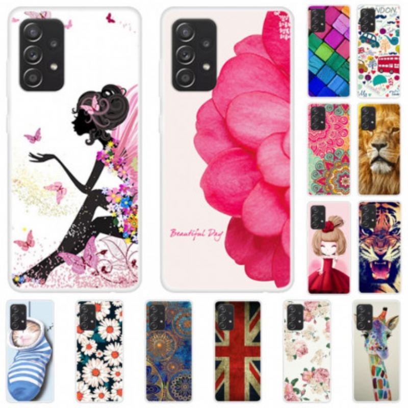 Capa Para Samsung Galaxy A52 4G / A52 5G / A52s 5G Lady Mangá