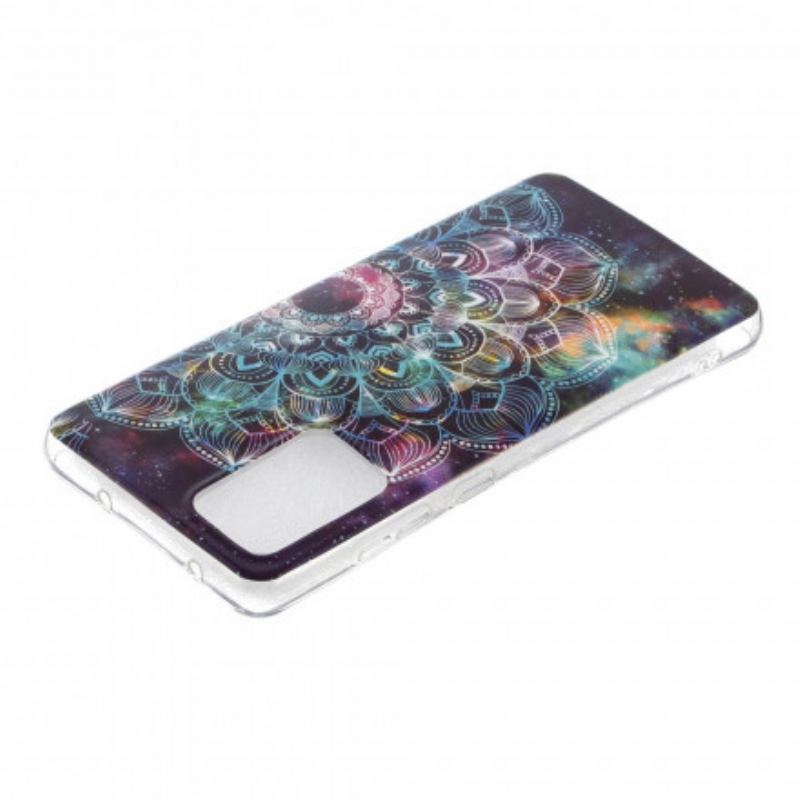 Capa Para Samsung Galaxy A52 4G / A52 5G / A52s 5G Mandala Colorida Fluorescente