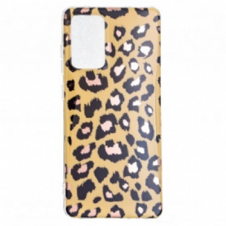 Capa Para Samsung Galaxy A52 4G / A52 5G / A52s 5G Mármore Estilo Leopardo