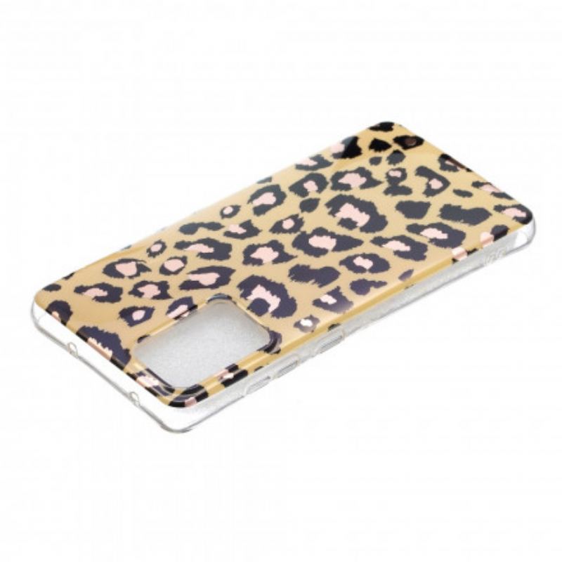 Capa Para Samsung Galaxy A52 4G / A52 5G / A52s 5G Mármore Estilo Leopardo