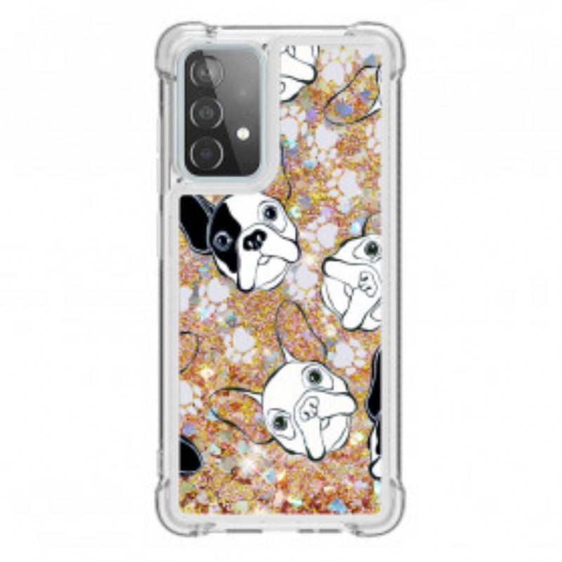 Capa Para Samsung Galaxy A52 4G / A52 5G / A52s 5G Mr Dog Lantejoulas