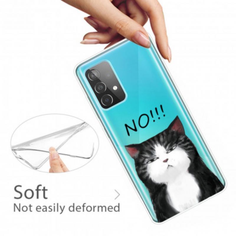 Capa Para Samsung Galaxy A52 4G / A52 5G / A52s 5G O Gato Que Diz Não