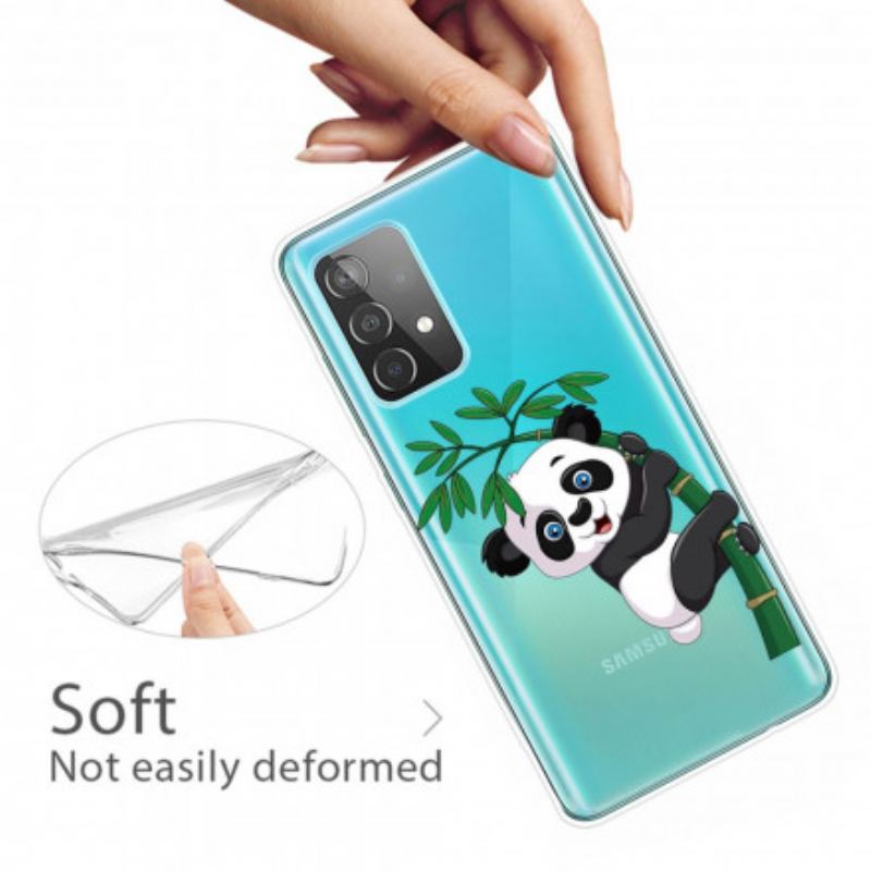 Capa Para Samsung Galaxy A52 4G / A52 5G / A52s 5G Panda No Bambu