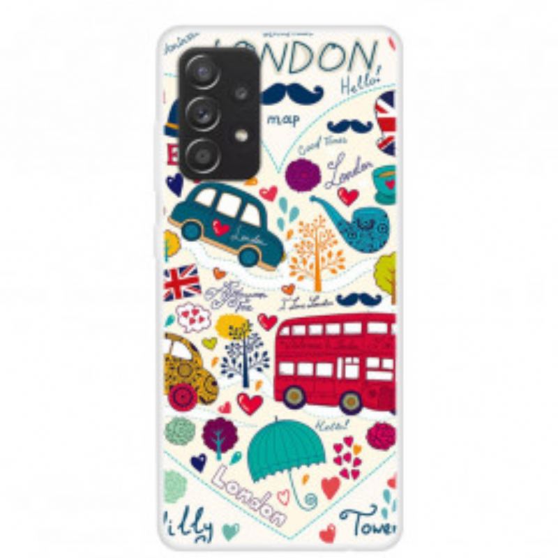 Capa Para Samsung Galaxy A52 4G / A52 5G / A52s 5G Vida Em Londres