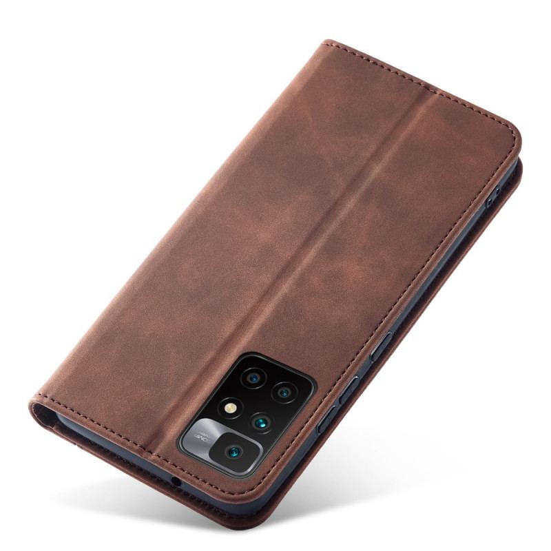 Capa De Celular Para Xiaomi Redmi 10 Flip Alta-costura Com Sensação De Pele