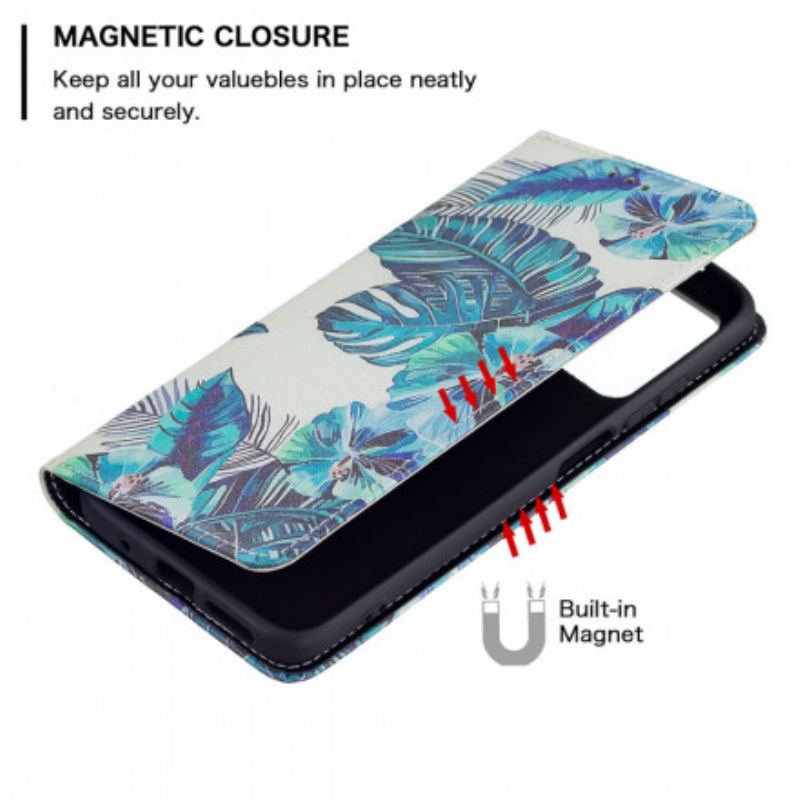 Capa De Celular Para Xiaomi Redmi 10 Flip Folhas