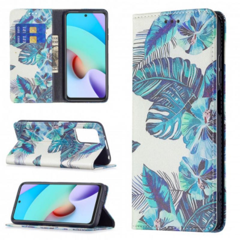 Capa De Celular Para Xiaomi Redmi 10 Flip Folhas