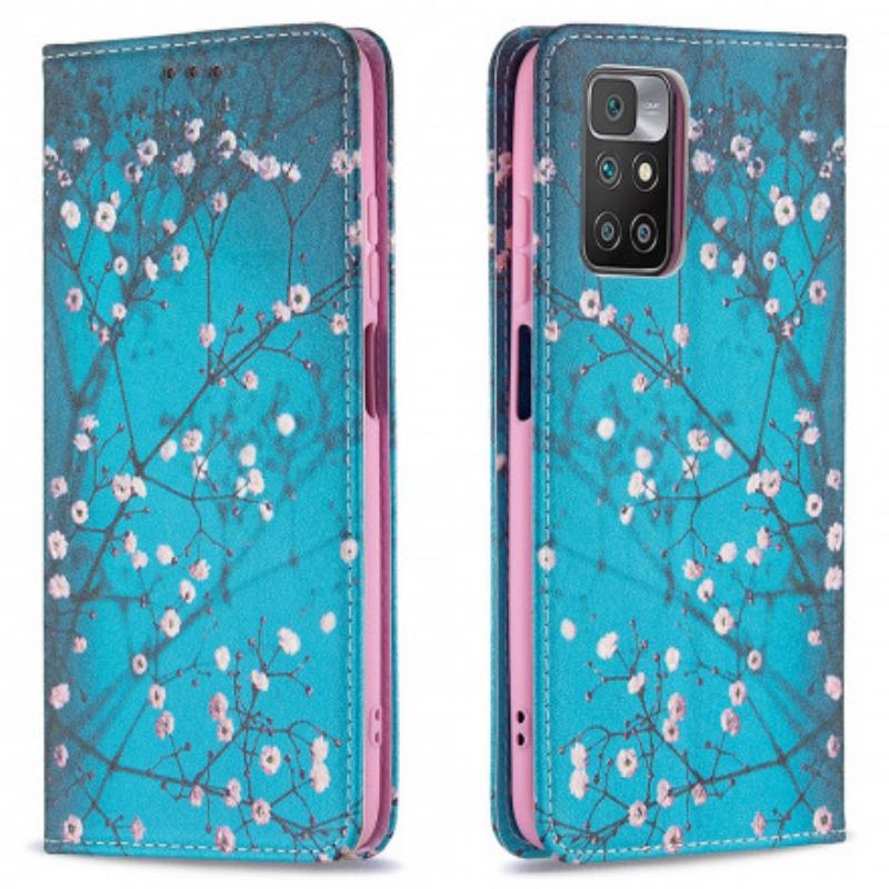 Capa De Celular Para Xiaomi Redmi 10 Flip Ramos Floridos