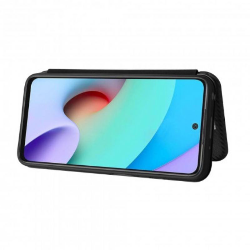 Capa De Celular Para Xiaomi Redmi 10 Flip Silicone De Carbono Colorido