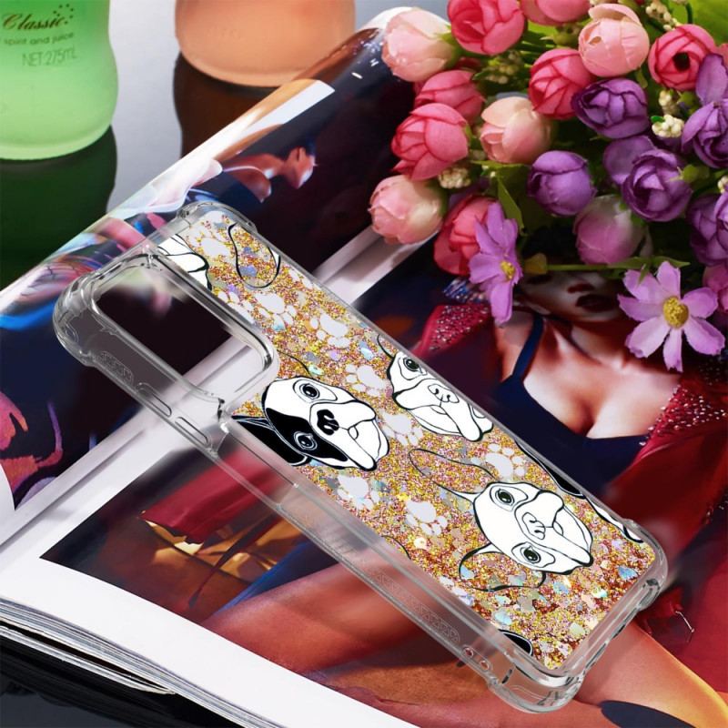 Capa De Celular Para Xiaomi Redmi 10 Mr Dog Lantejoulas