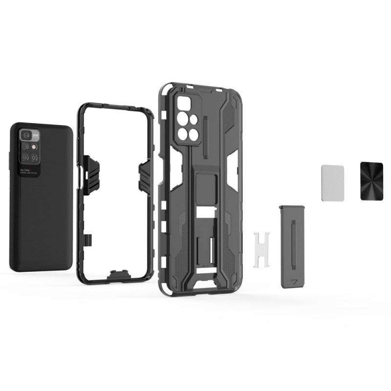 Capa De Celular Para Xiaomi Redmi 10 Suporte Removível Vertical E Horizontal