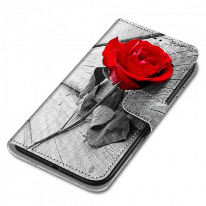 Capa De Couro Para Xiaomi Redmi 10 Maravilha Floral