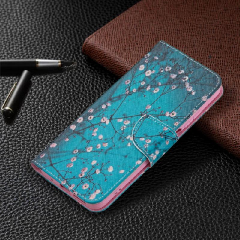 Capa Flip Para Xiaomi Redmi 10 Árvore Florida