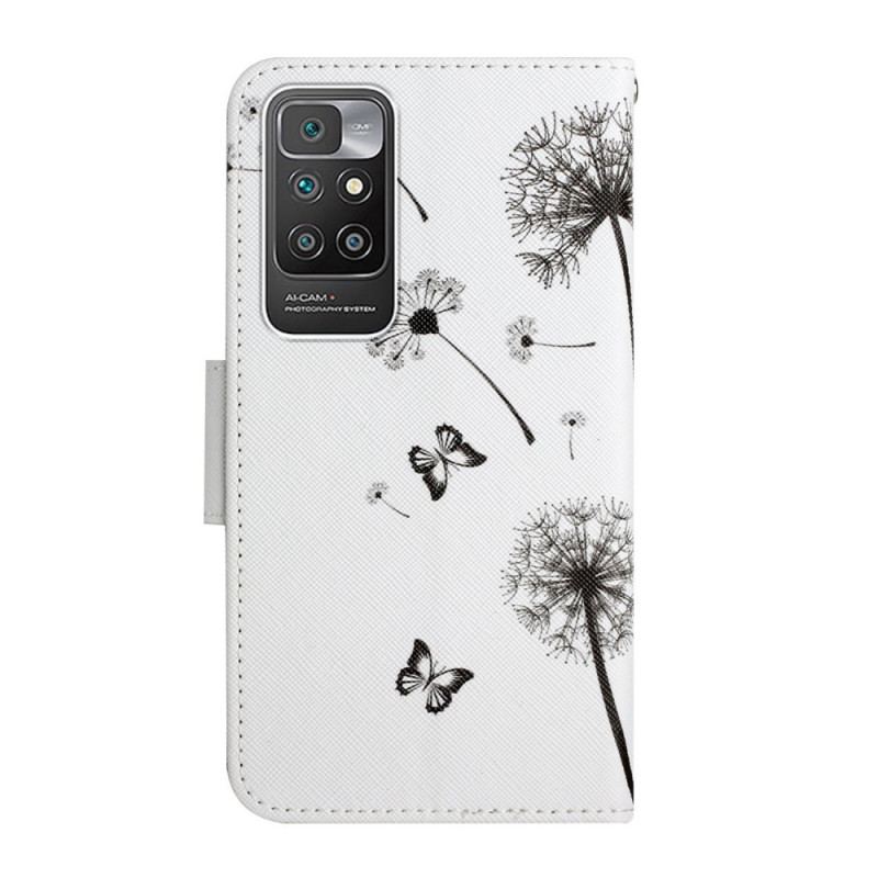 Capa Flip Para Xiaomi Redmi 10 Bebê Amor Dente De Leão