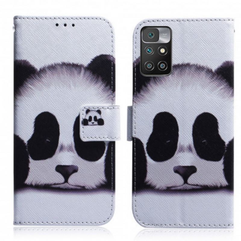 Capa Flip Para Xiaomi Redmi 10 Cara De Panda