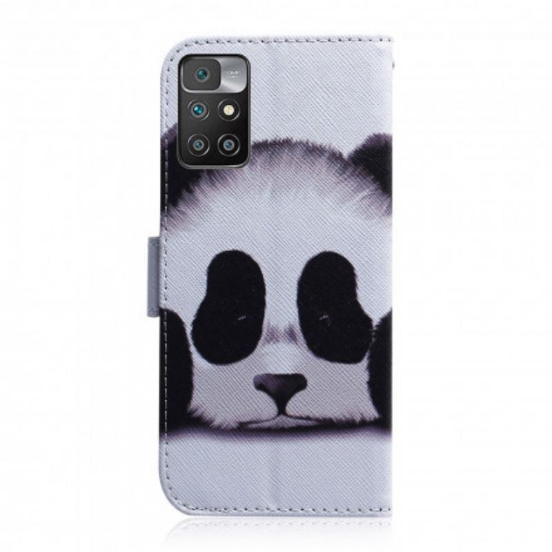 Capa Flip Para Xiaomi Redmi 10 Cara De Panda