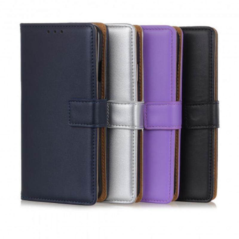 Capa Flip Para Xiaomi Redmi 10 Couro Sintético Liso