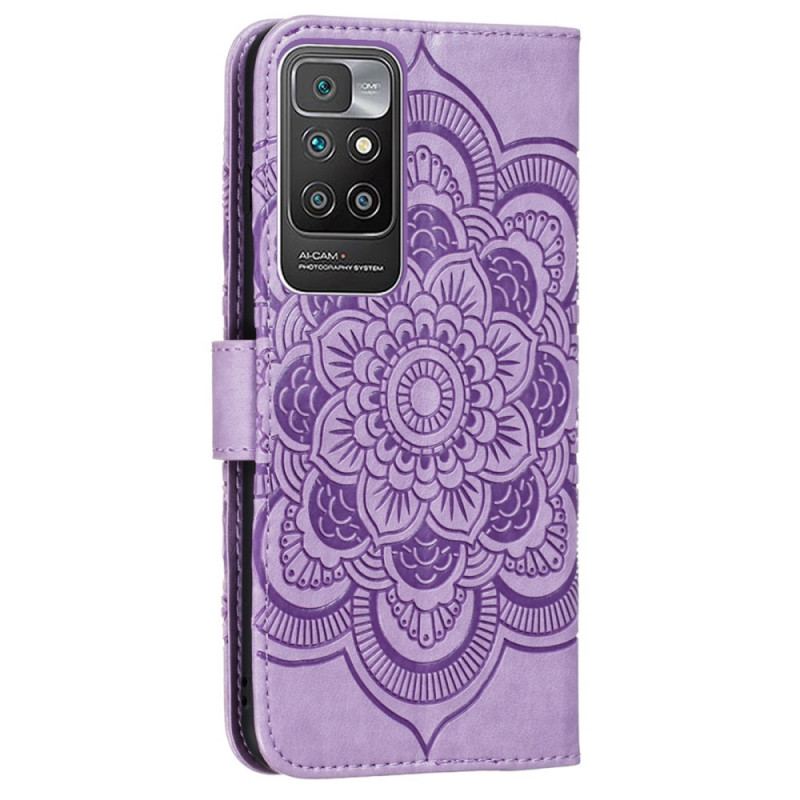 Capa Flip Para Xiaomi Redmi 10 Mandala Completa