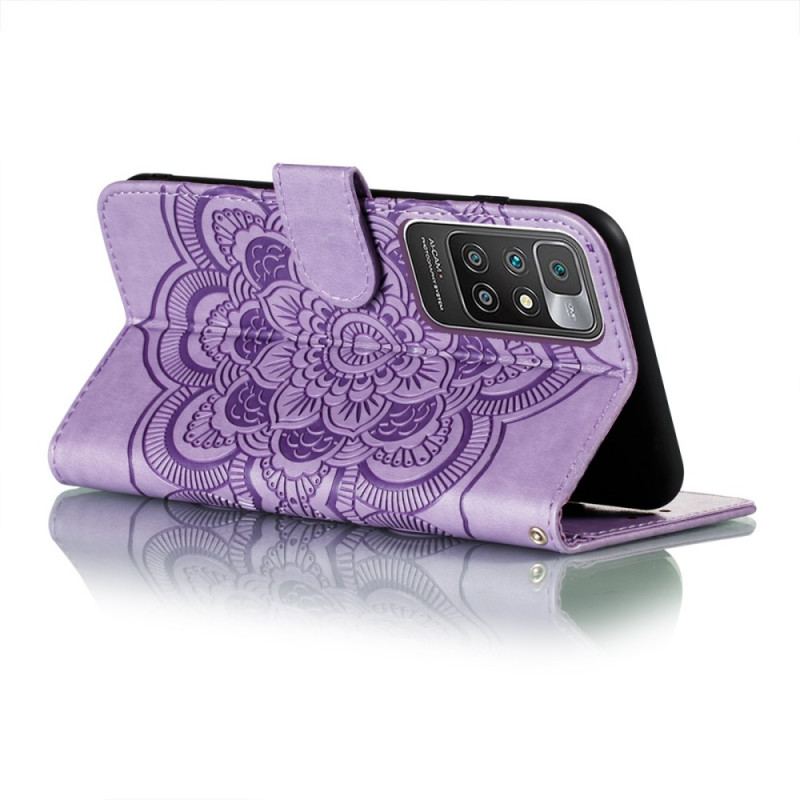 Capa Flip Para Xiaomi Redmi 10 Mandala Completa