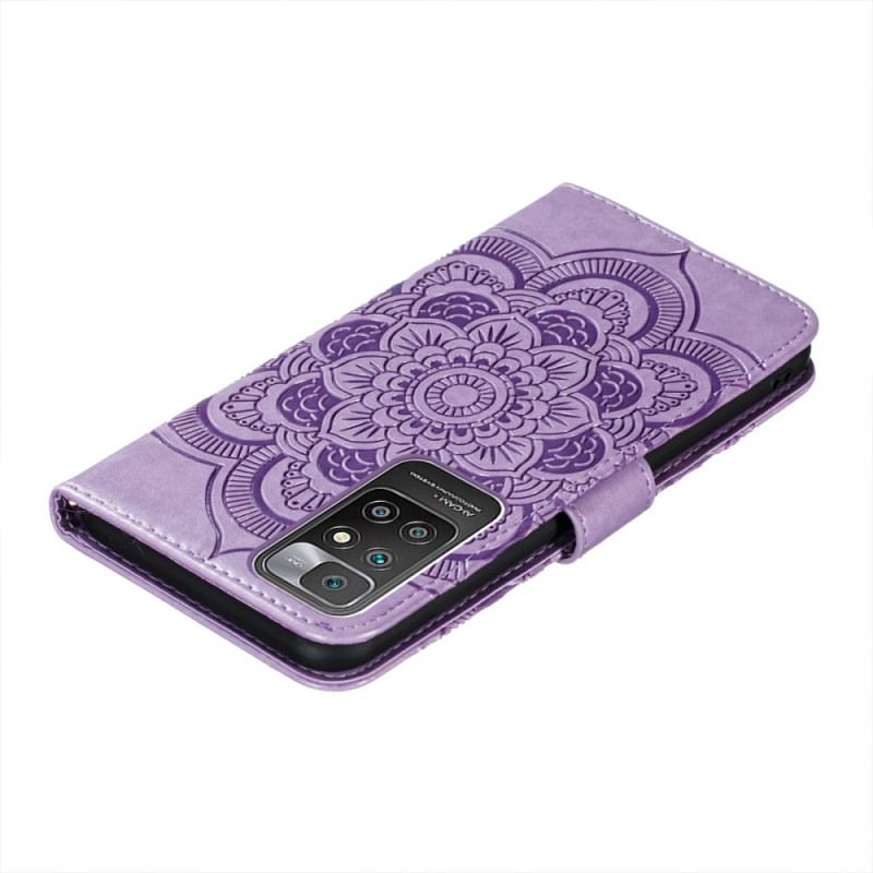 Capa Flip Para Xiaomi Redmi 10 Mandala Completa