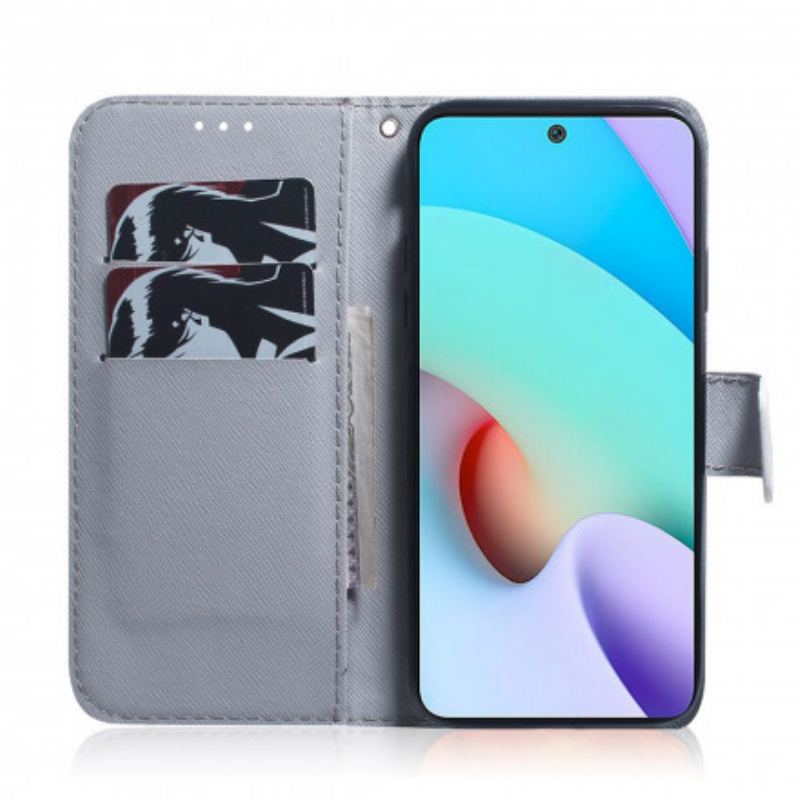 Capa Flip Para Xiaomi Redmi 10 Olhar Canino