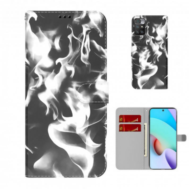 Capa Flip Para Xiaomi Redmi 10 Padrão Abstrato