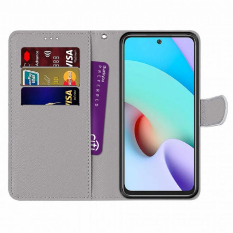 Capa Flip Para Xiaomi Redmi 10 Perigo