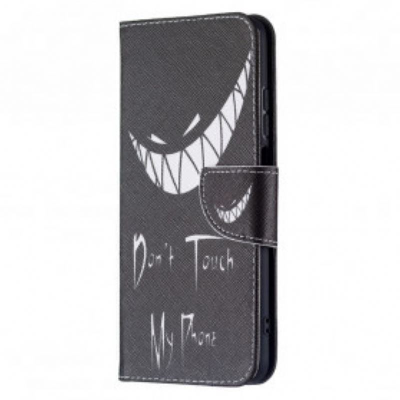 Capa Flip Para Xiaomi Redmi 10 Telefone Do Diabo