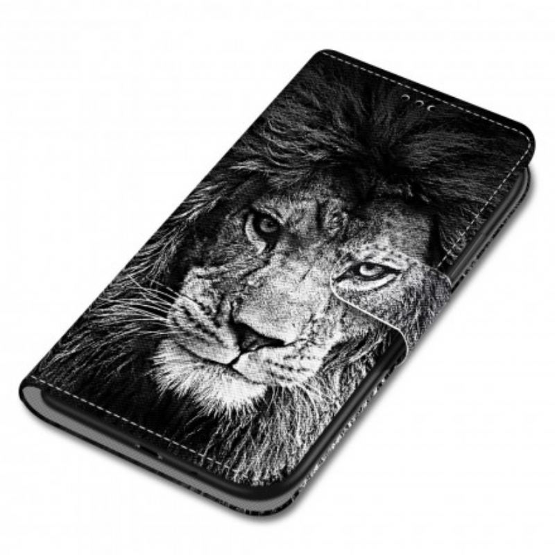 Capa Folio Para Xiaomi Redmi 10 Felino