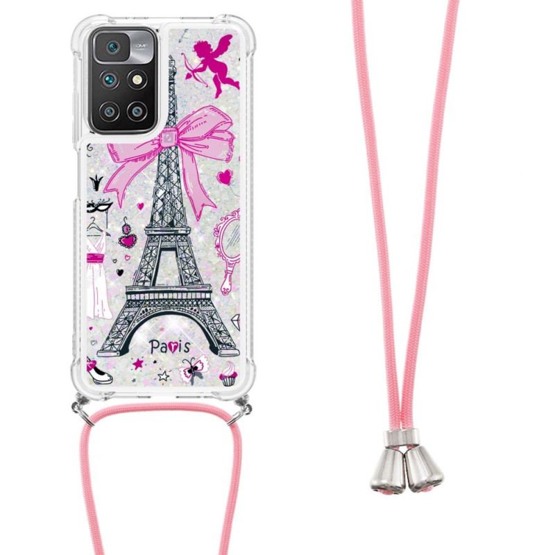 Capa Para Xiaomi Redmi 10 De celular Na Torre Eiffel Cordon