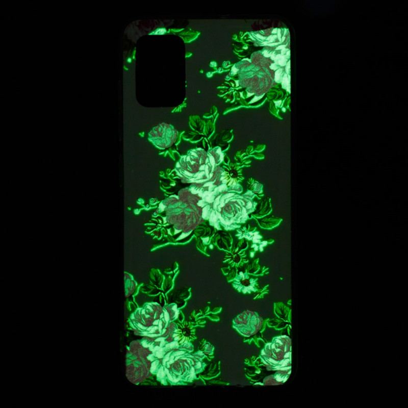 Capa Para Xiaomi Redmi 10 Flores Da Liberdade Fluorescentes