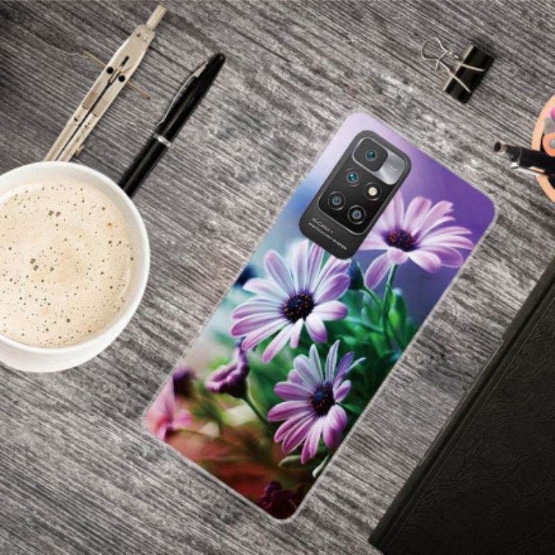 Capa Para Xiaomi Redmi 10 Flores Realistas