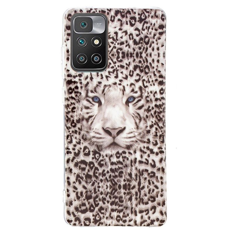 Capa Para Xiaomi Redmi 10 Leopardo Fluorescente