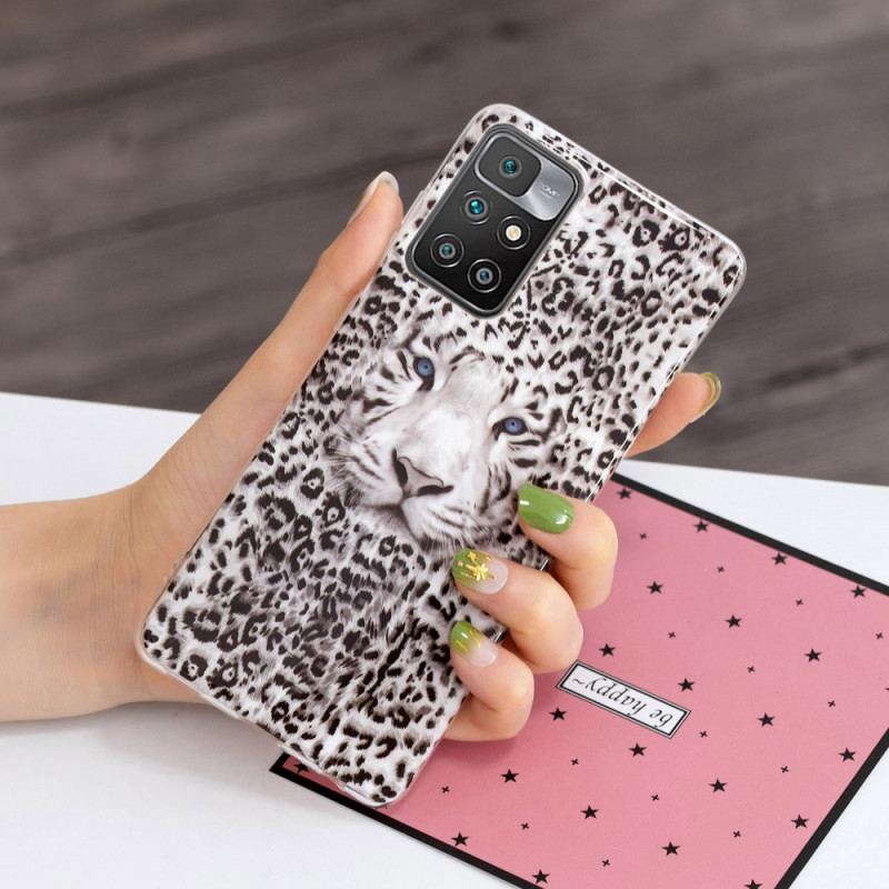 Capa Para Xiaomi Redmi 10 Leopardo Fluorescente