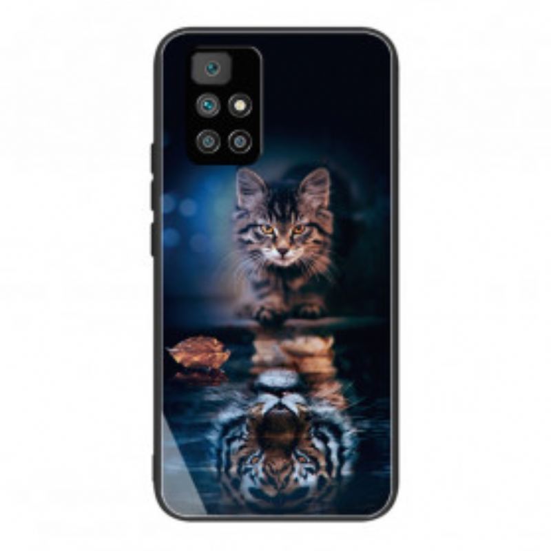 Capa Para Xiaomi Redmi 10 Meu Vidro Temperado Tigre