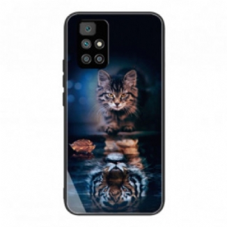 Capa Para Xiaomi Redmi 10 Meu Vidro Temperado Tigre