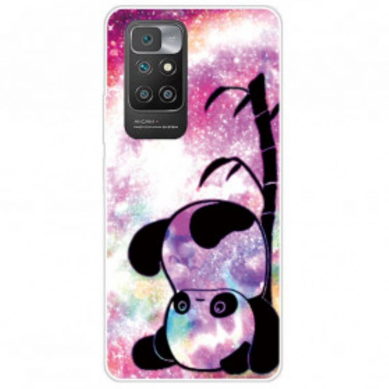 Capa Para Xiaomi Redmi 10 Panda E Bambu