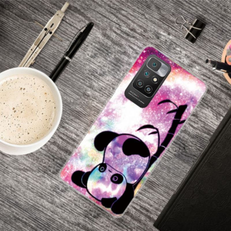 Capa Para Xiaomi Redmi 10 Panda E Bambu