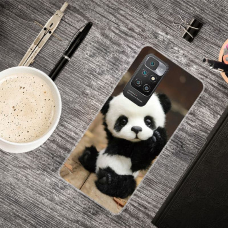 Capa Para Xiaomi Redmi 10 Panda Flexível