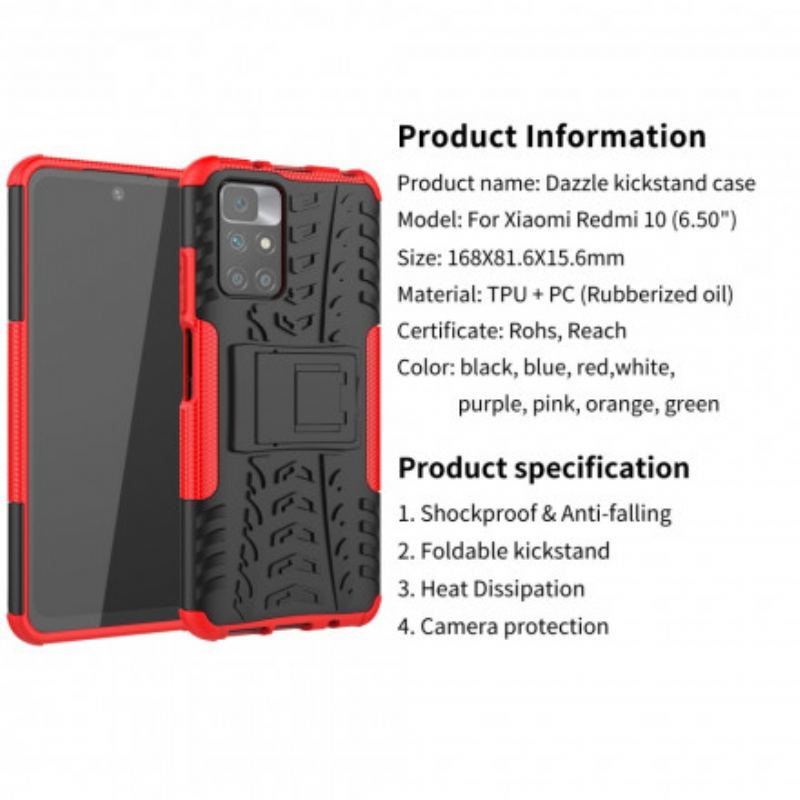 Capa Para Xiaomi Redmi 10 Pára-choques Resistente