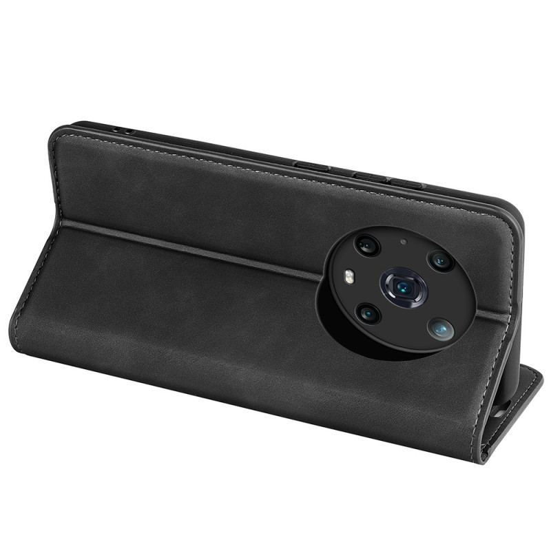 Capa De Celular Para Honor Magic 4 Pro Flip Suavidade Ao Toque Da Pele