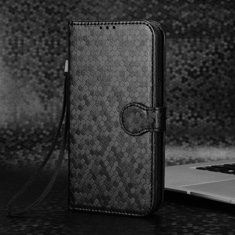 Capa Flip Para Honor Magic 4 Pro De Cordão Design Strappy 3d