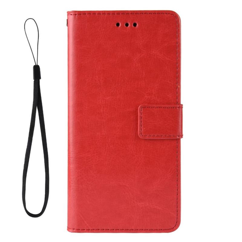 Capa Flip Para Honor 50 Lite Couro Falso Chamativo