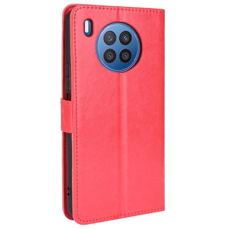 Capa Flip Para Honor 50 Lite Couro Falso Chamativo