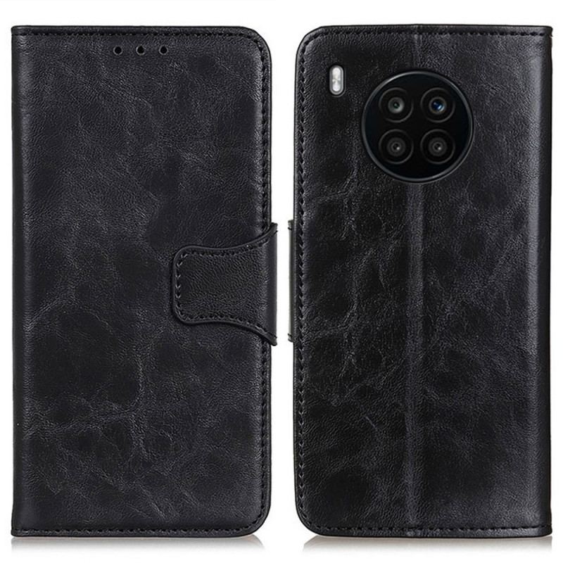 Capa Flip Para Honor 50 Lite Fechamento Magnético Reversível