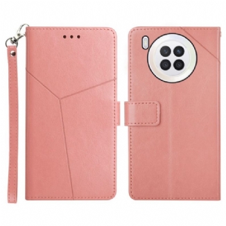 Capa Folio Para Honor 50 Lite Estilo Couro Geo Y Design