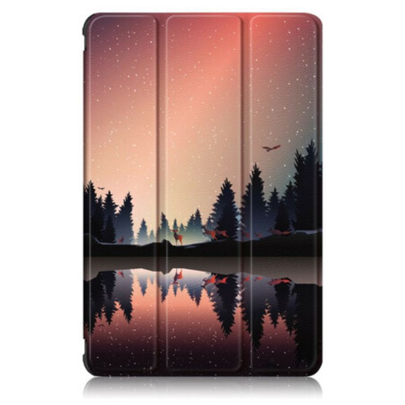 Capa De Celular Para Samsung Galaxy Tab S7 FE Floresta Reforçada