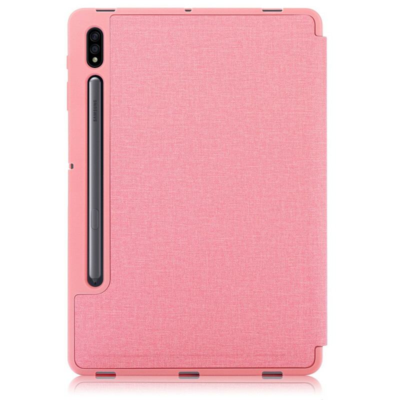 Capa De Celular Para Samsung Galaxy Tab S7 FE Textura De Tecido De Origami