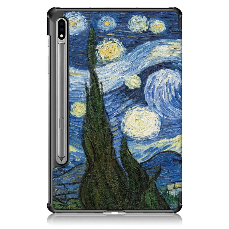 Capa De Celular Para Samsung Galaxy Tab S7 FE Van Gogh Aprimorado