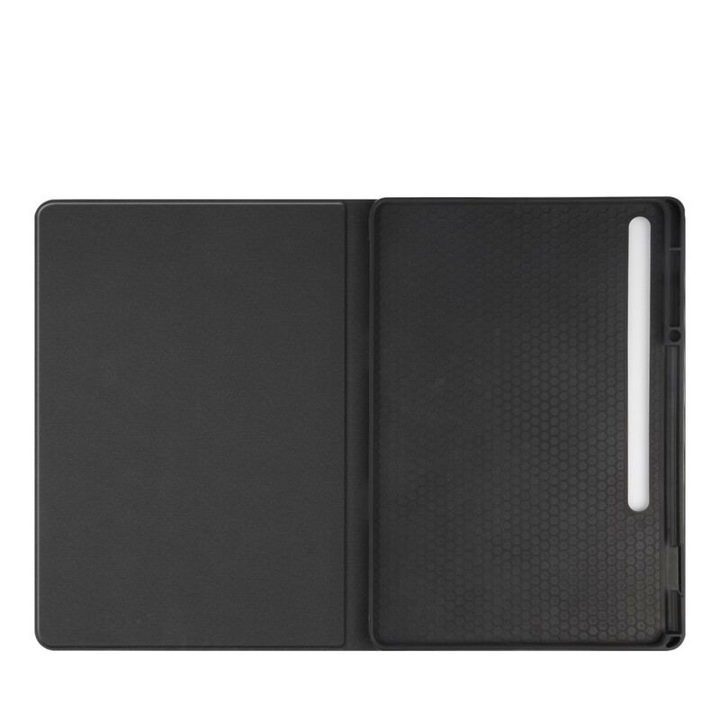 Capa Para Samsung Galaxy Tab S7 FE Couro Sintético Texturizado